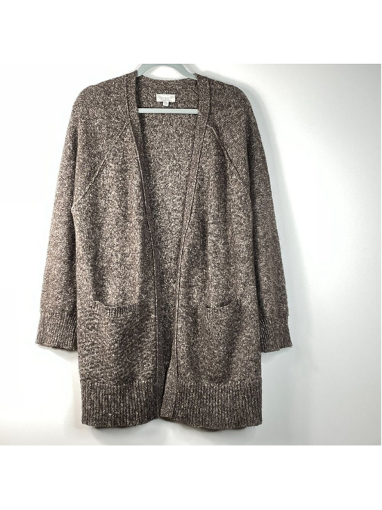 Lucky Brand Sweaters - Lucky Brand Women's Cardigan Sweater Open Long Sleeve Brown Knit Pockets Size M